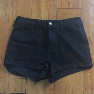 Hollister Girls Cute Black Cutoff Shorts Size 14